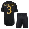 Maglia ufficiale Real Madrid E. Militao 3 Alternativa 2023-24 per Bambino